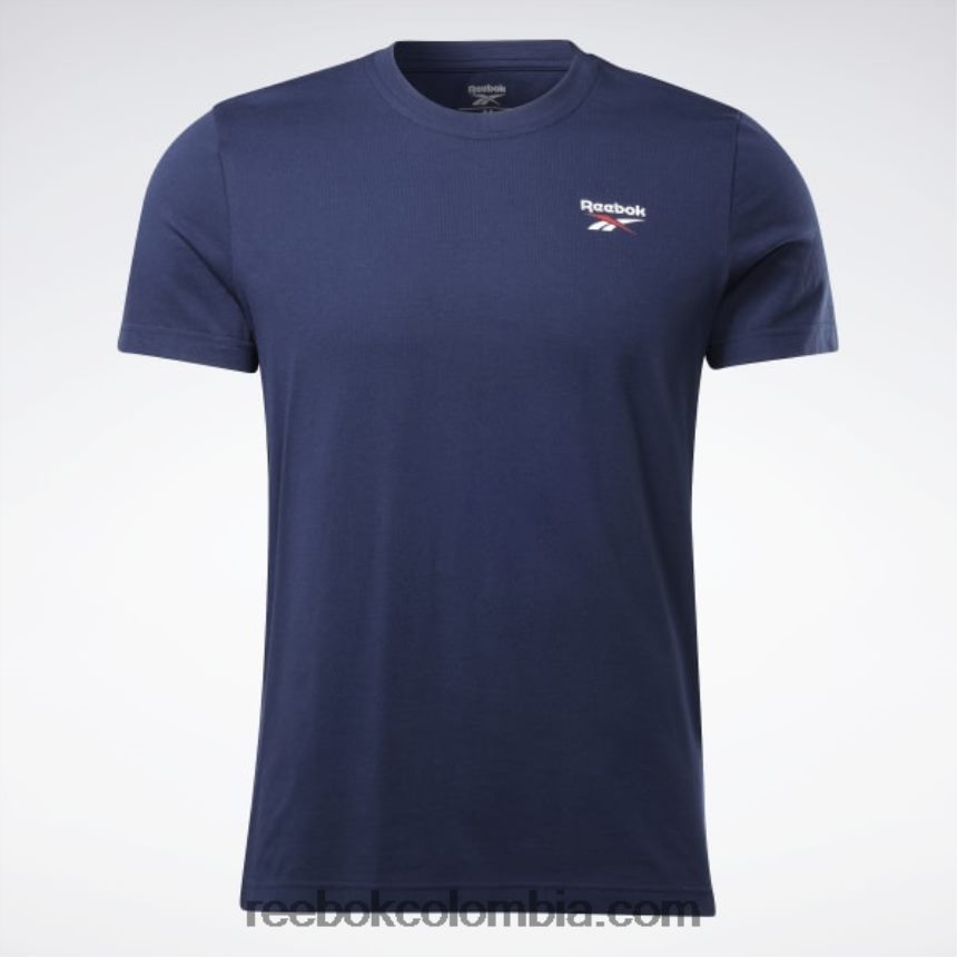 hombres vector de la marina camiseta clásicas de identidad Reebok D260LP1218