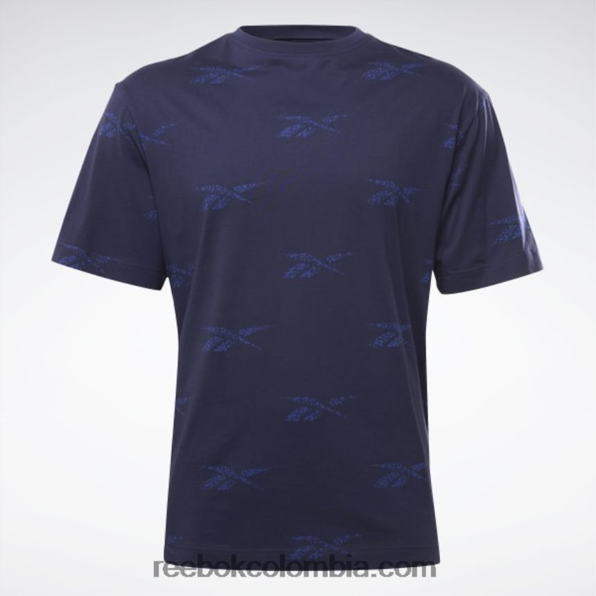 hombres vector de la marina camiseta de vector de identidad Reebok D260LP1257