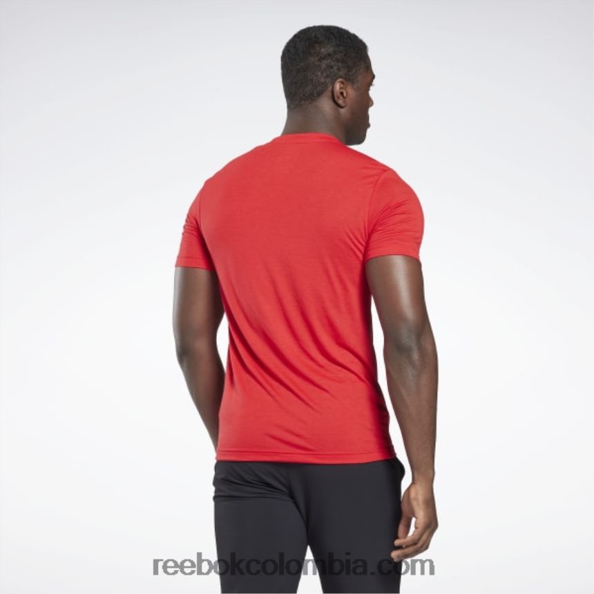 hombres vector rojo la vida no es un deporte para espectadores camiseta gráfica Reebok D260LP1295