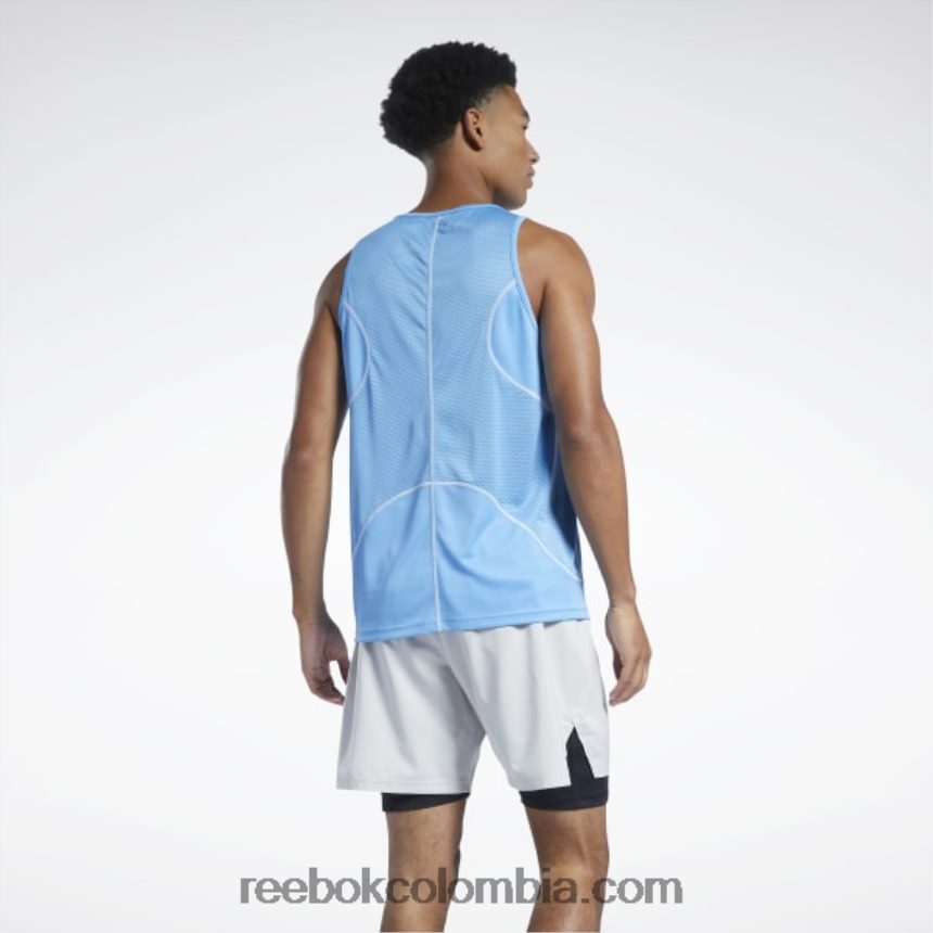 hombres azul esencial Camiseta Speedwick para correr Reebok D260LP1350
