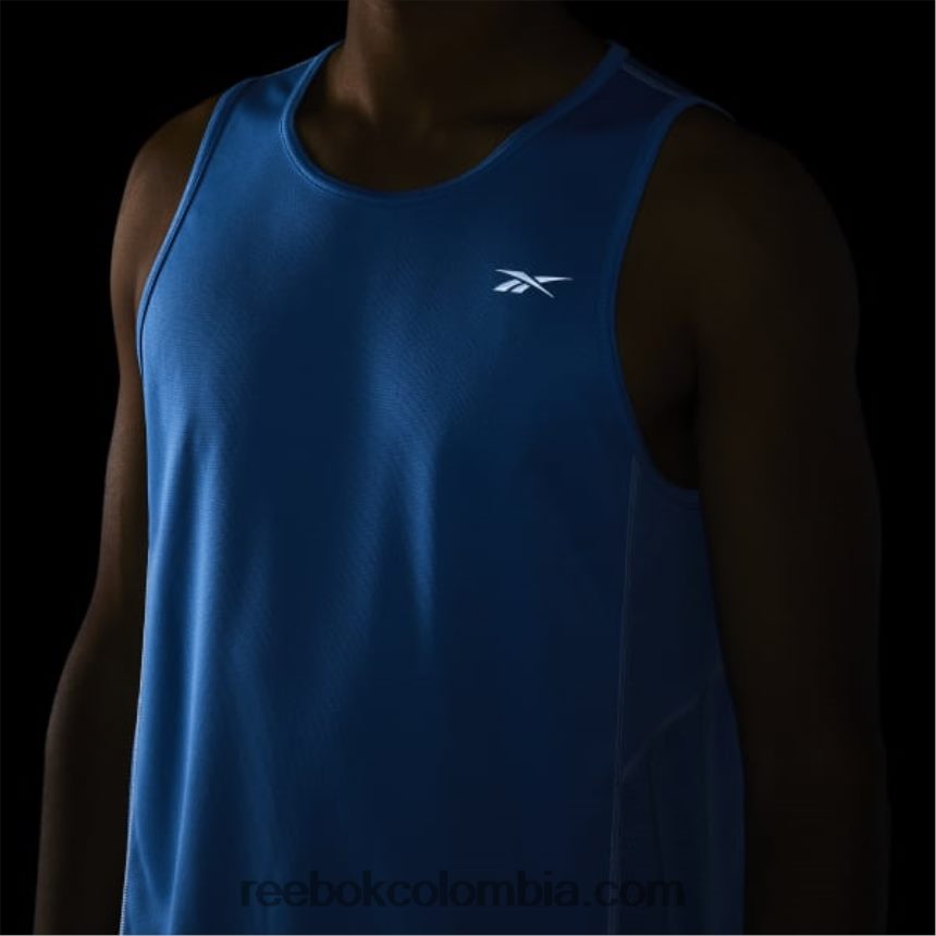hombres azul esencial Camiseta Speedwick para correr Reebok D260LP1350