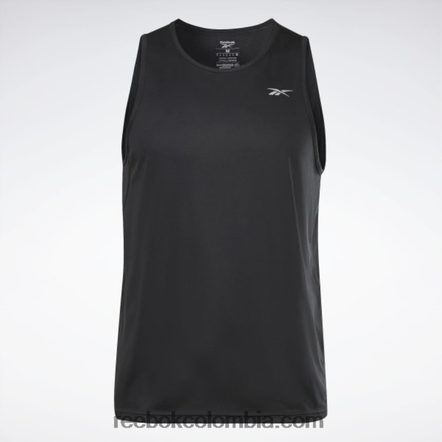 hombres negro Camiseta Speedwick para correr Reebok D260LP1168