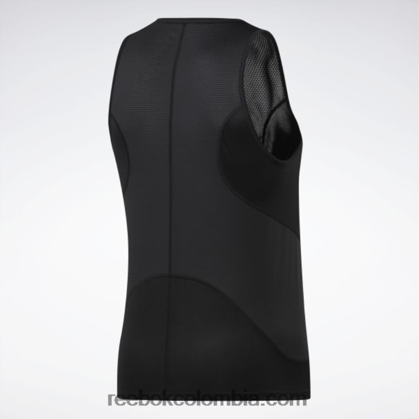 hombres negro Camiseta Speedwick para correr Reebok D260LP1359