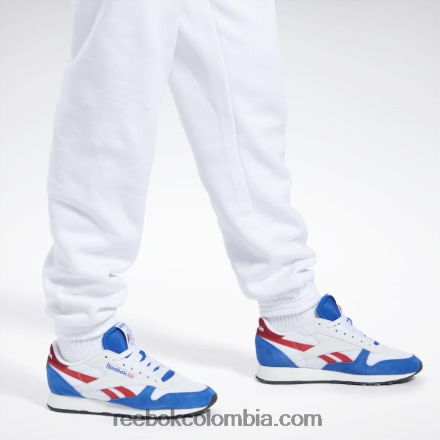 hombres blanco joggers de lana de vector de adn de baloncesto Reebok D260LP1134