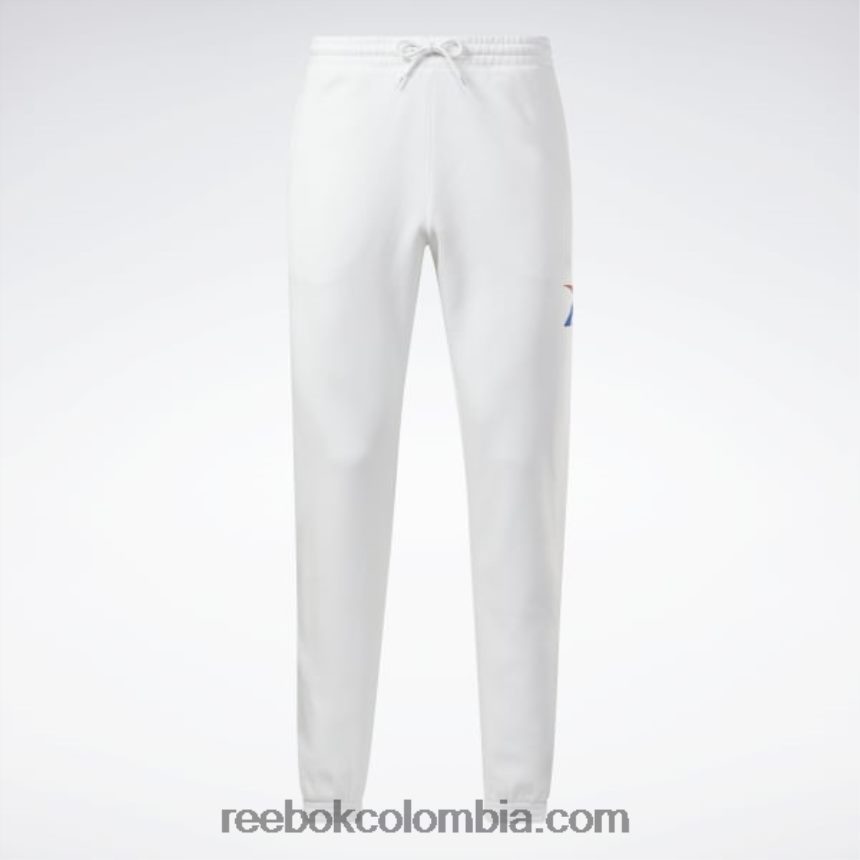 hombres blanco joggers de lana de vector de adn de baloncesto Reebok D260LP1134
