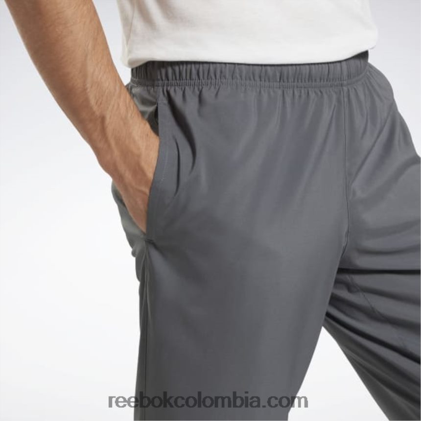 hombres gris frio 6 pantalones sin forro tejidos esenciales de entrenamiento Reebok D260LP1097