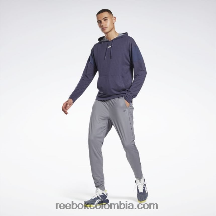 hombres gris pantalón de chándal listo para entrenar Reebok D260LP1166