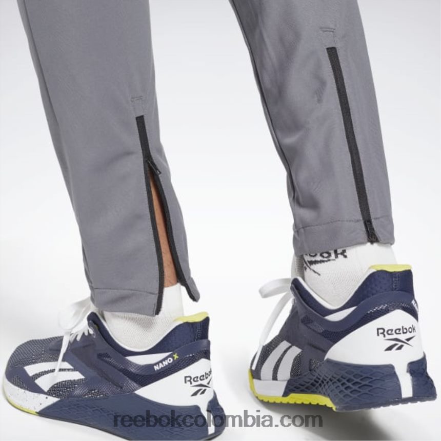 hombres gris pantalón de chándal listo para entrenar Reebok D260LP1166