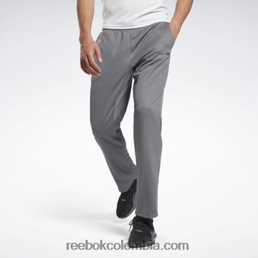 hombres gris pantalones listos para entrenar Reebok D260LP1275