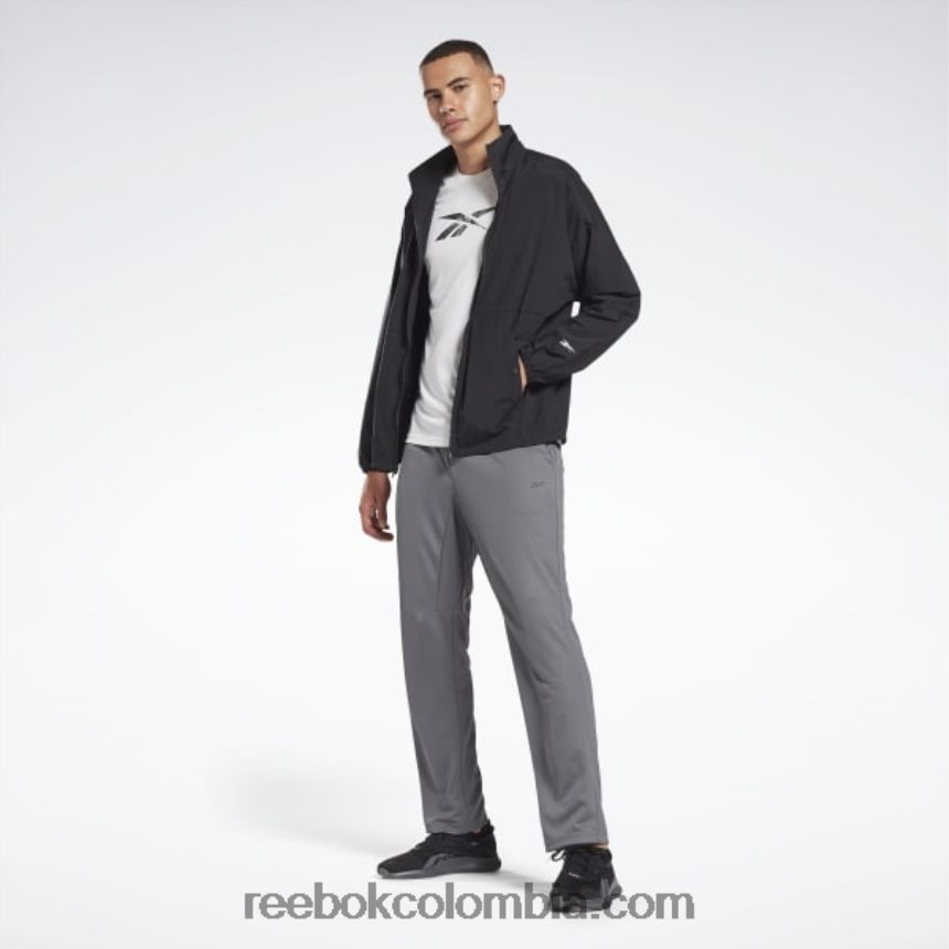 hombres gris pantalones listos para entrenar Reebok D260LP1275