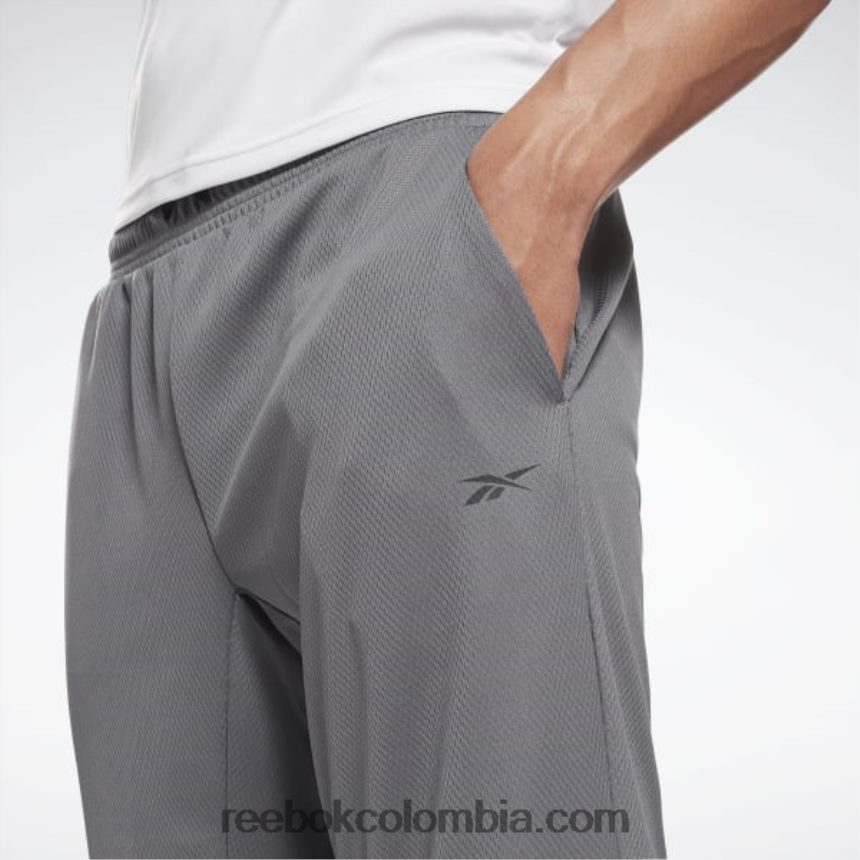 hombres gris pantalones listos para entrenar Reebok D260LP1275