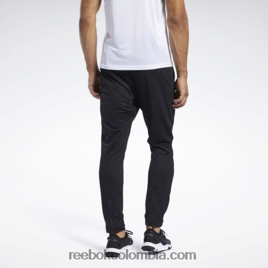 hombres negro pantalón de chándal listo para entrenar Reebok D260LP1110
