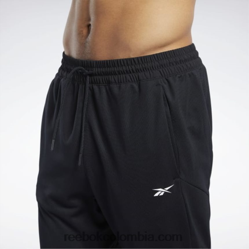hombres negro pantalón de chándal listo para entrenar Reebok D260LP1110