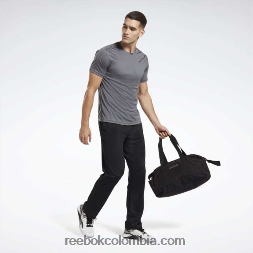 hombres negro pantalones listos para entrenar Reebok D260LP1357