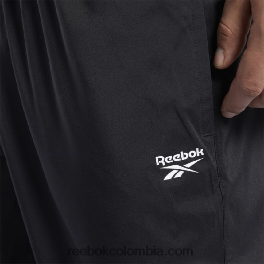 hombres negro pantalones sin forro tejidos esenciales de entrenamiento Reebok D260LP1065
