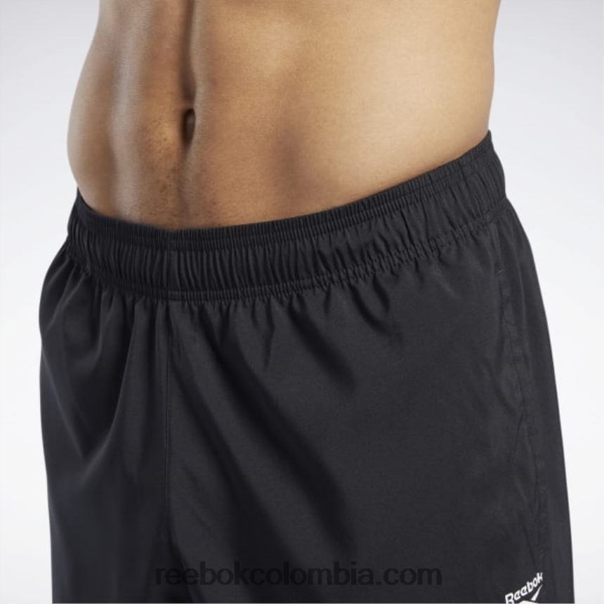 hombres negro pantalones sin forro tejidos esenciales de entrenamiento Reebok D260LP1065