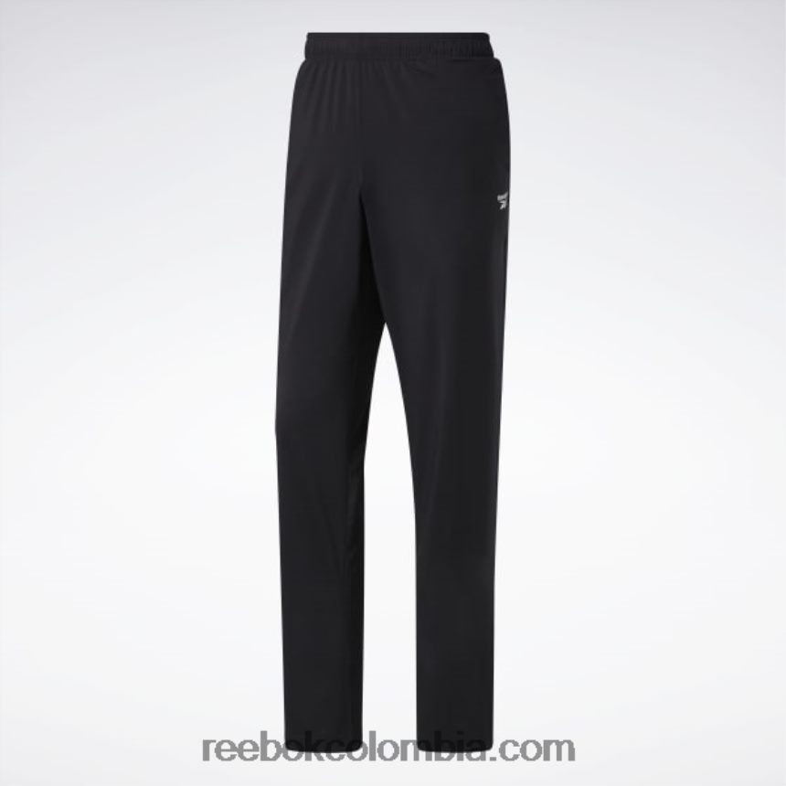 hombres negro pantalones sin forro tejidos esenciales de entrenamiento Reebok D260LP1065