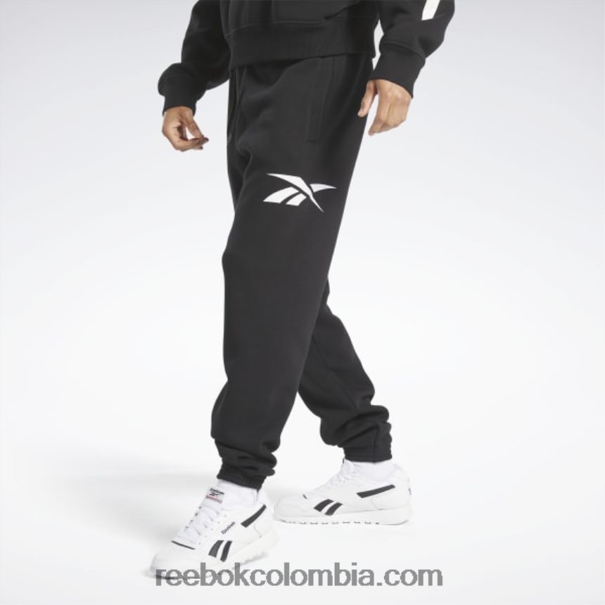 hombres negro/tiza pantalones orgullosos de la marca clásica Reebok D260LP1140