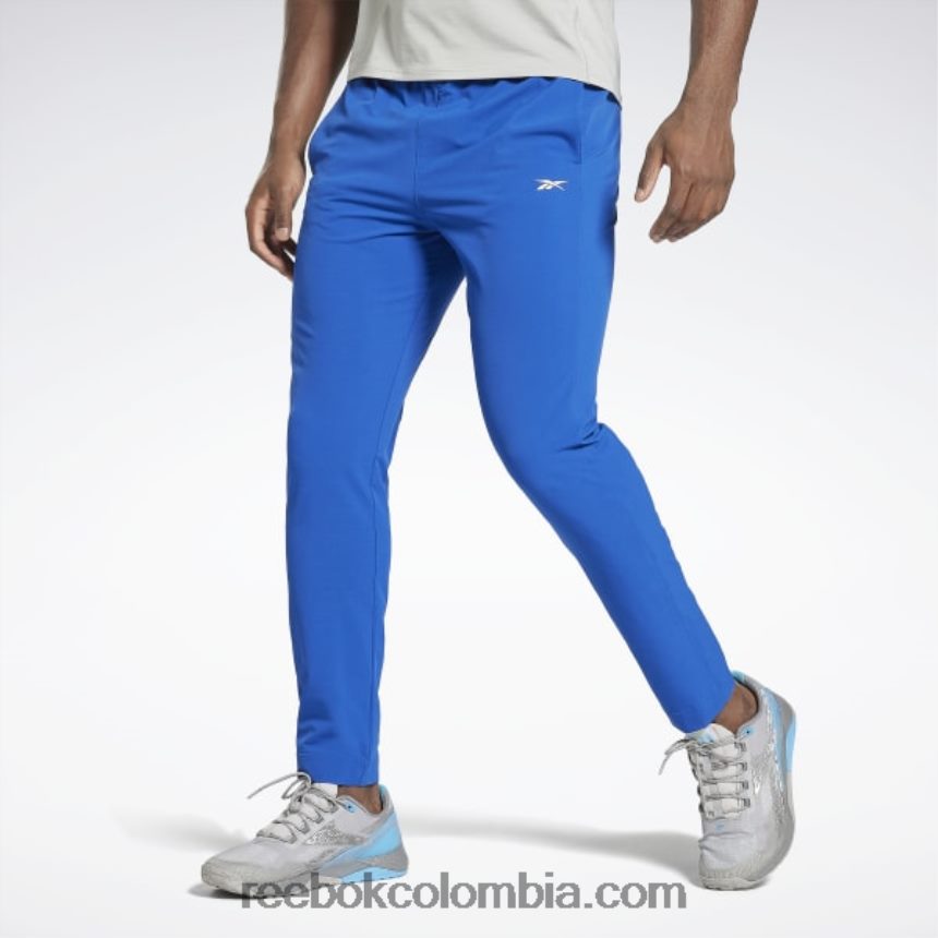 hombres vector azul pantalones de rendimiento Reebok D260LP1181