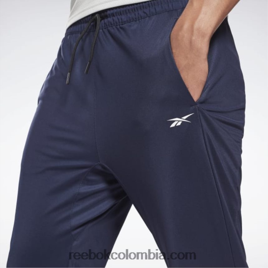 hombres vector de la marina pantalón de chándal listo para entrenar Reebok D260LP1126