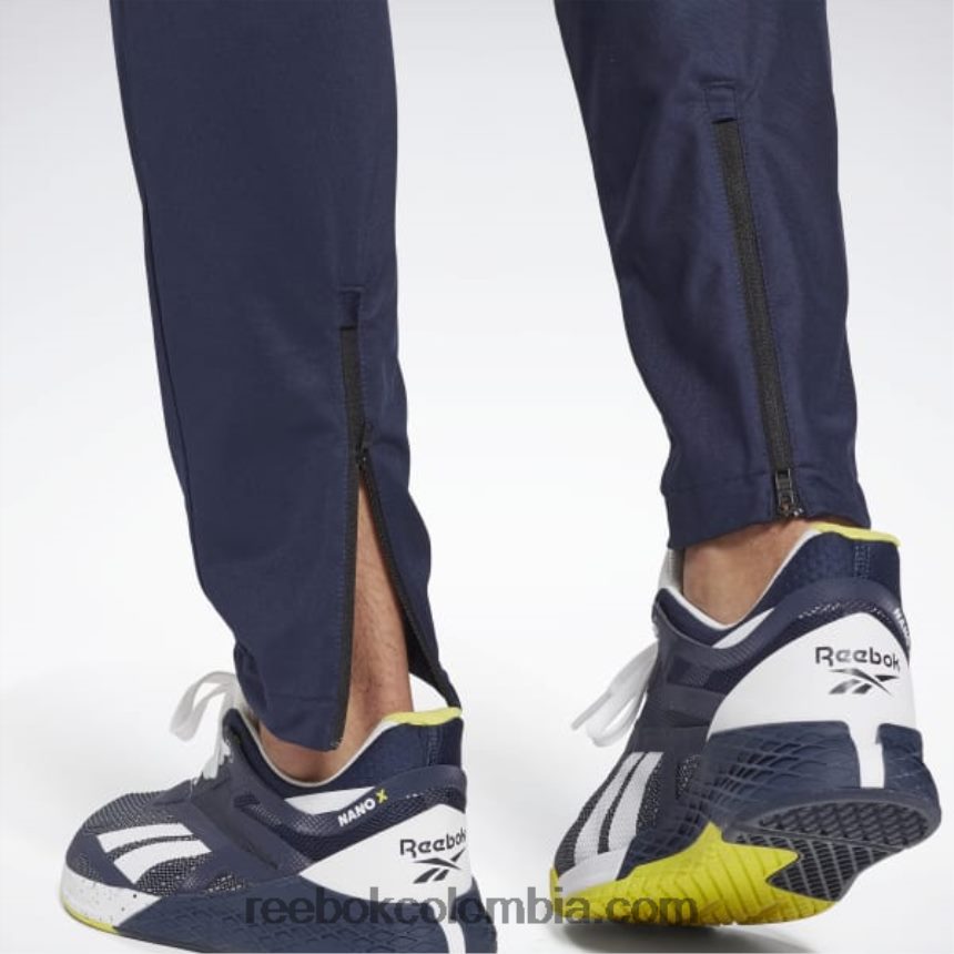hombres vector de la marina pantalón de chándal listo para entrenar Reebok D260LP1126