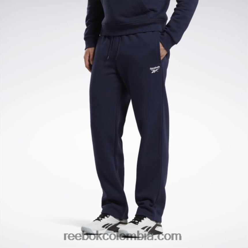 hombres vector de la marina pantalones con dobladillo abierto de identidad Reebok D260LP1137