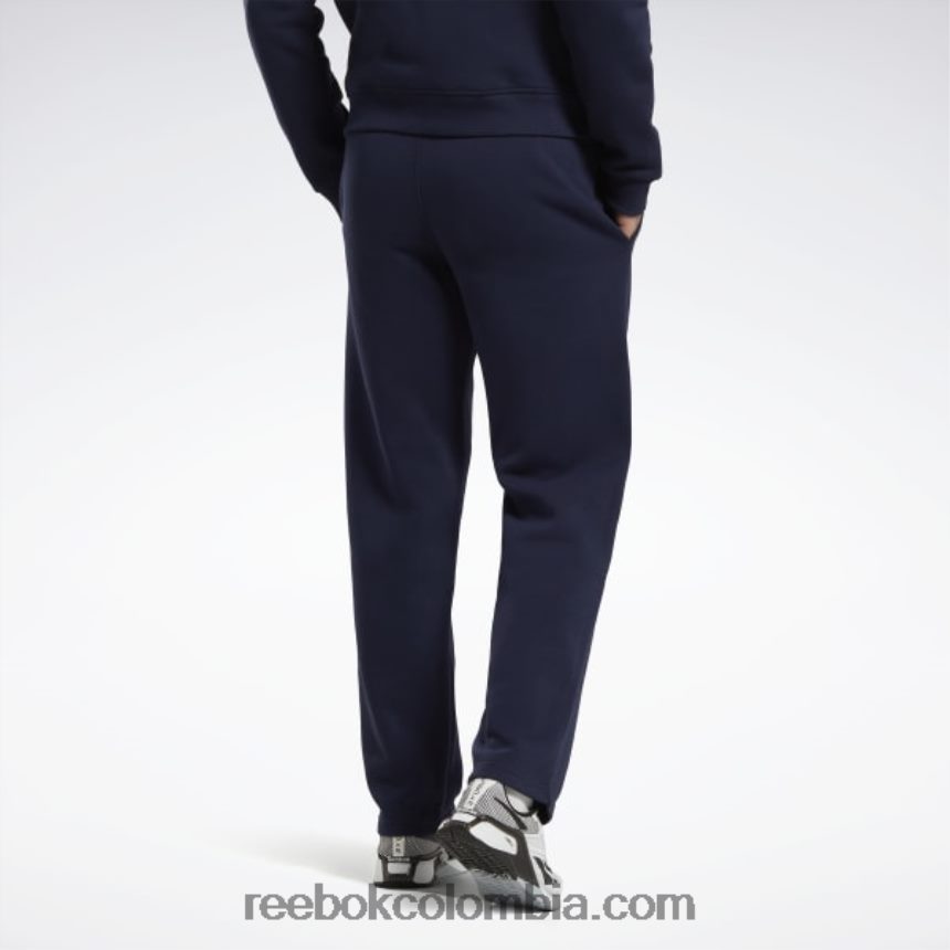 hombres vector de la marina pantalones con dobladillo abierto de identidad Reebok D260LP1137