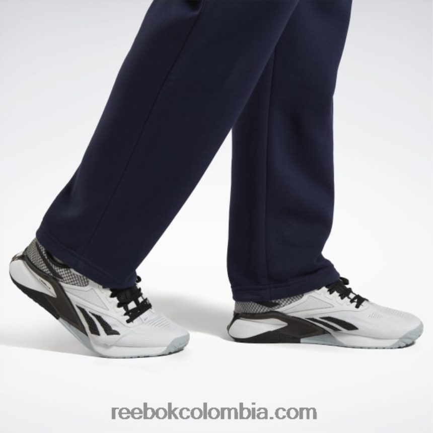 hombres vector de la marina pantalones con dobladillo abierto de identidad Reebok D260LP1137