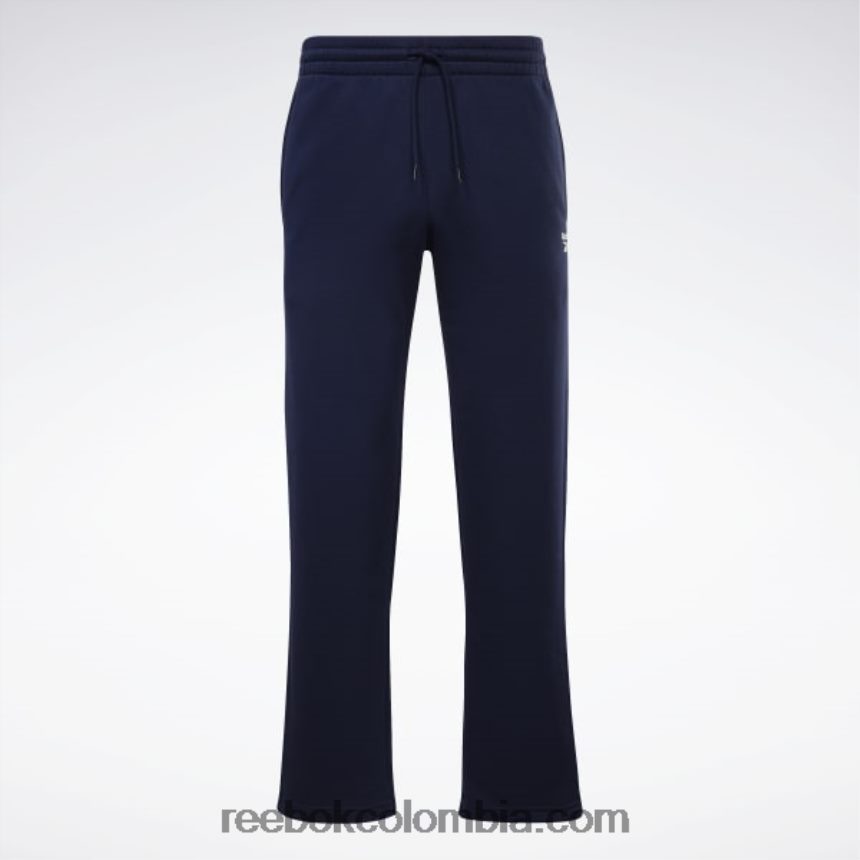 hombres vector de la marina pantalones con dobladillo abierto de identidad Reebok D260LP1137