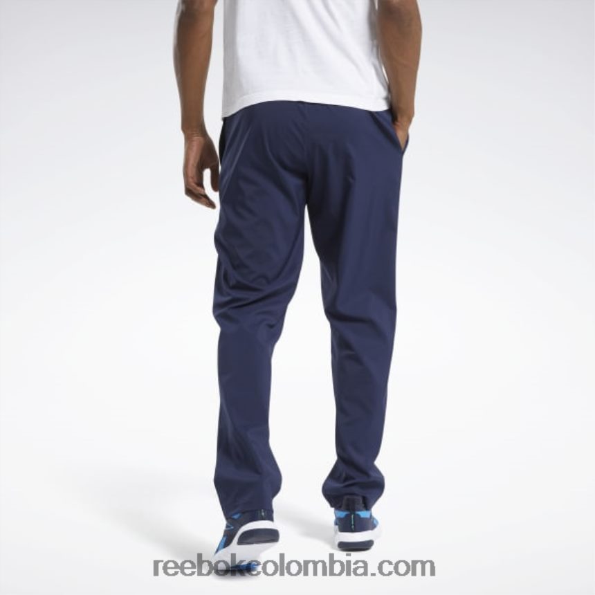hombres vector de la marina pantalones sin forro tejidos esenciales de entrenamiento Reebok D260LP1093