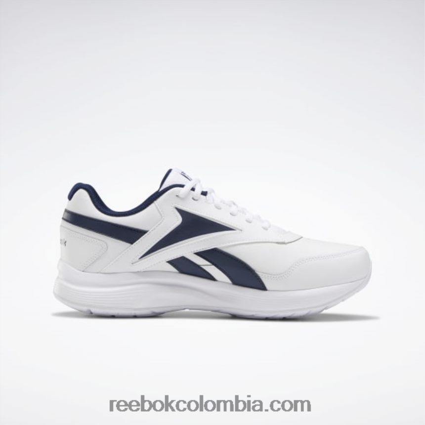 hombres blanco/azul marino colegial/colegial real zapatillas walk ultra 7 dmx max hombre Reebok D260LP1079