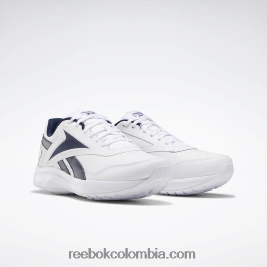 hombres blanco/azul marino colegial/colegial real zapatillas walk ultra 7 dmx max hombre Reebok D260LP1079