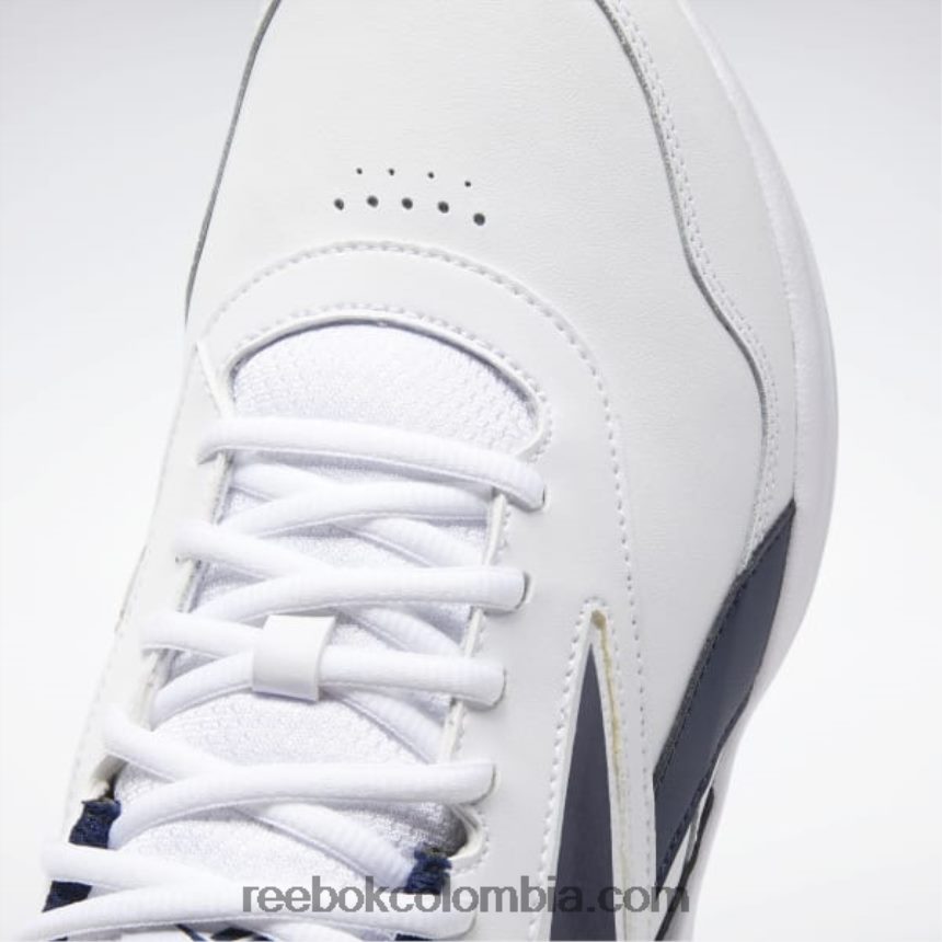 hombres blanco/azul marino colegial/colegial real zapatillas walk ultra 7 dmx max hombre Reebok D260LP1079