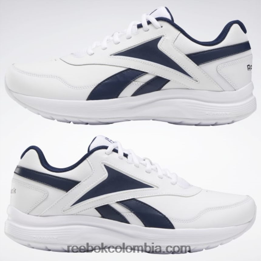 hombres blanco/azul marino colegial/colegial real zapatillas walk ultra 7 dmx max hombre Reebok D260LP1079
