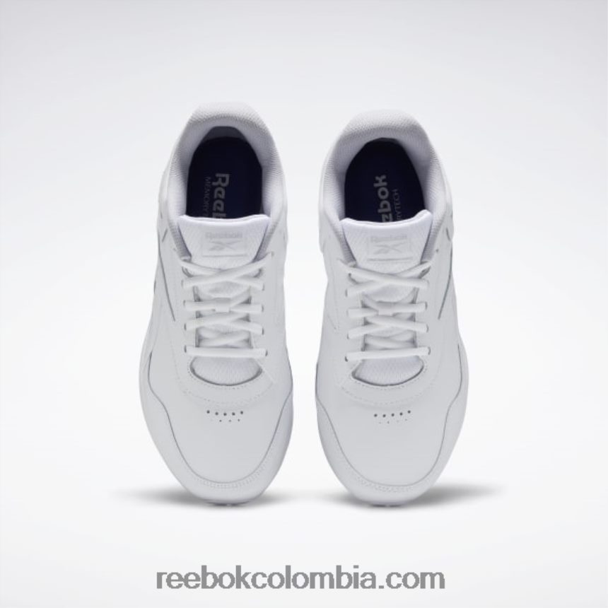 hombres blanco/gris frío 2/colegial royal zapatillas walk ultra 7 dmx max extra anchas hombre Reebok D260LP1067