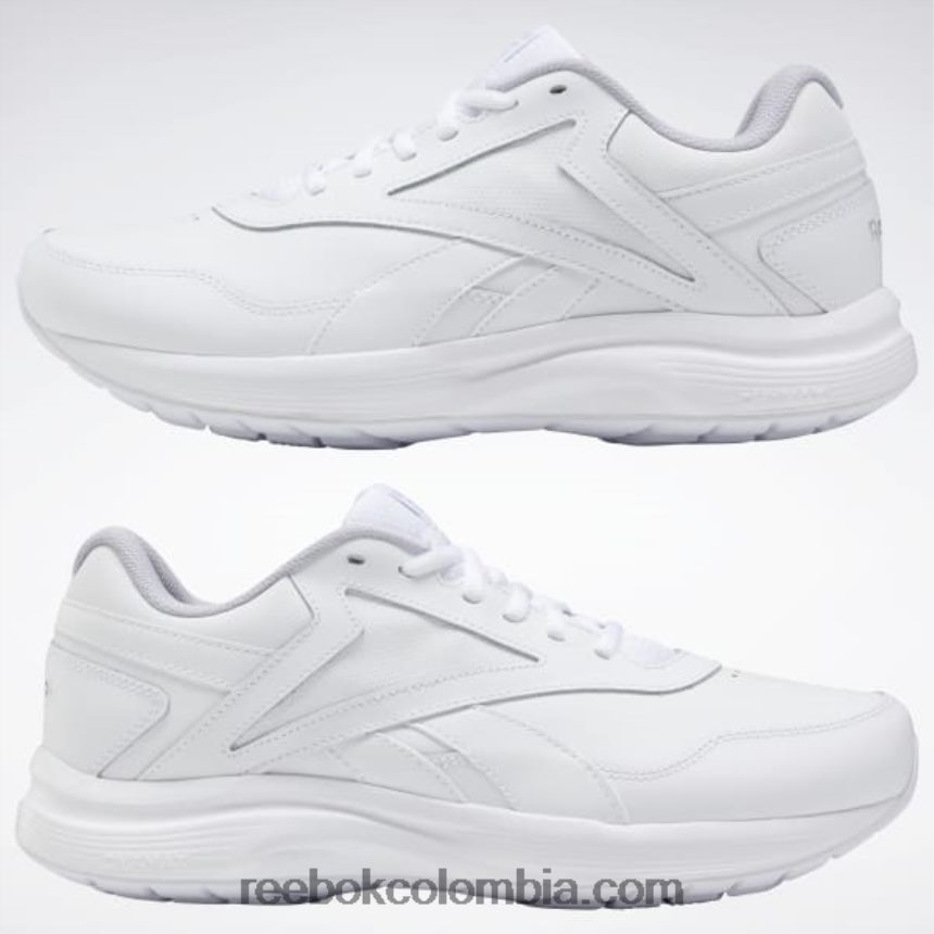 hombres blanco/gris frío 2/colegial royal zapatillas walk ultra 7 dmx max extra anchas hombre Reebok D260LP1067