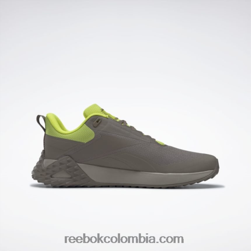 hombres gris trek/gris roca/amarillo ácido zapatillas trail cruiser hombre Reebok D260LP1220