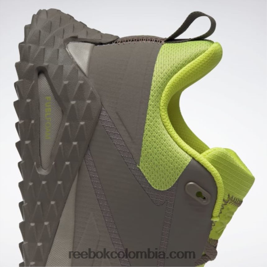 hombres gris trek/gris roca/amarillo ácido zapatillas trail cruiser hombre Reebok D260LP1220