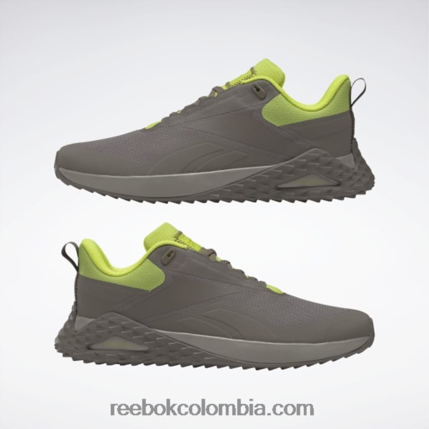hombres gris trek/gris roca/amarillo ácido zapatillas trail cruiser hombre Reebok D260LP1220