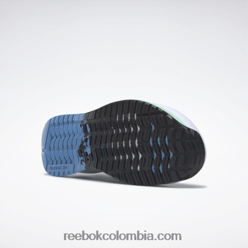 hombres blanco ftwr/azul esencial/menta indirecta zapatillas de entrenamiento nano x2 para hombre Reebok D260LP1060