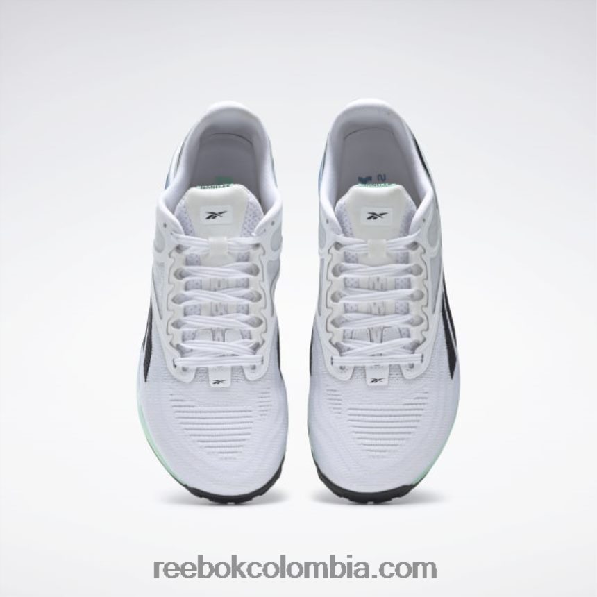 hombres blanco ftwr/azul esencial/menta indirecta zapatillas de entrenamiento nano x2 para hombre Reebok D260LP1060