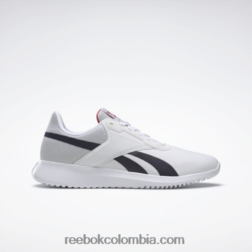 hombres blanco ftwr/gris puro 2/azul marino vectorial zapatillas de entrenamiento fluxlite hombre Reebok D260LP1111