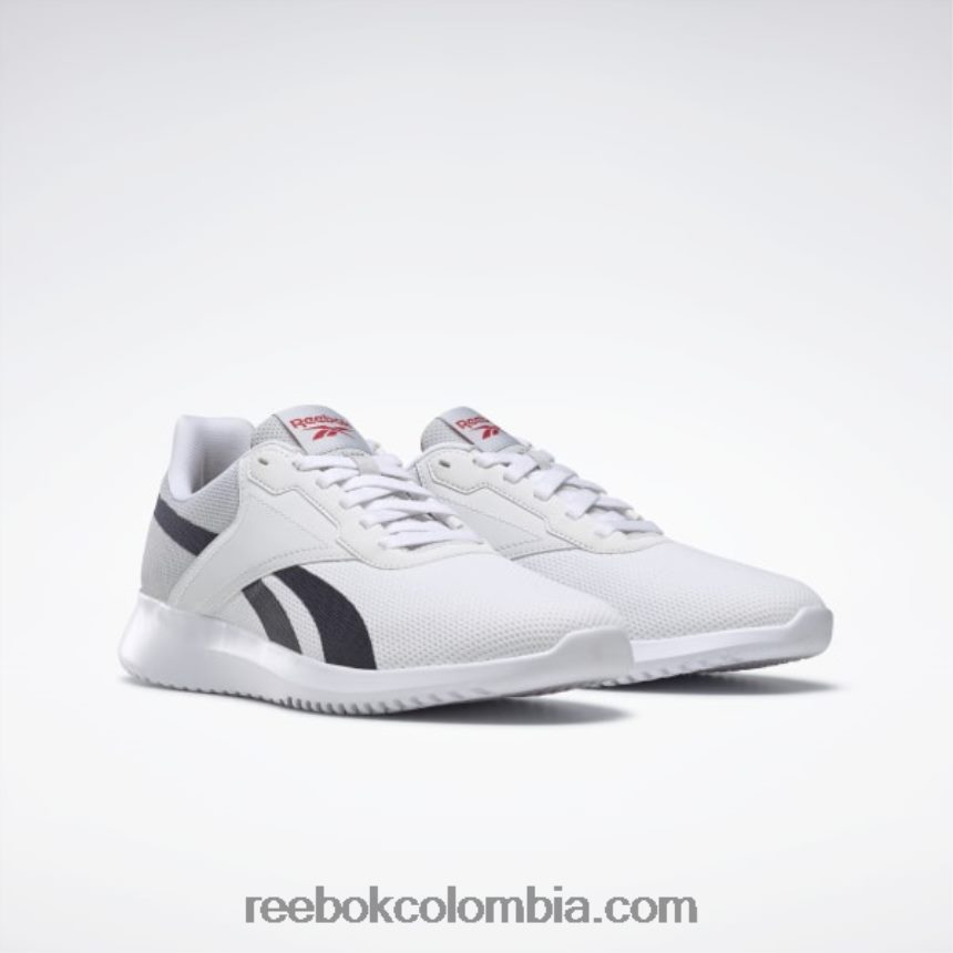 hombres blanco ftwr/gris puro 2/azul marino vectorial zapatillas de entrenamiento fluxlite hombre Reebok D260LP1111
