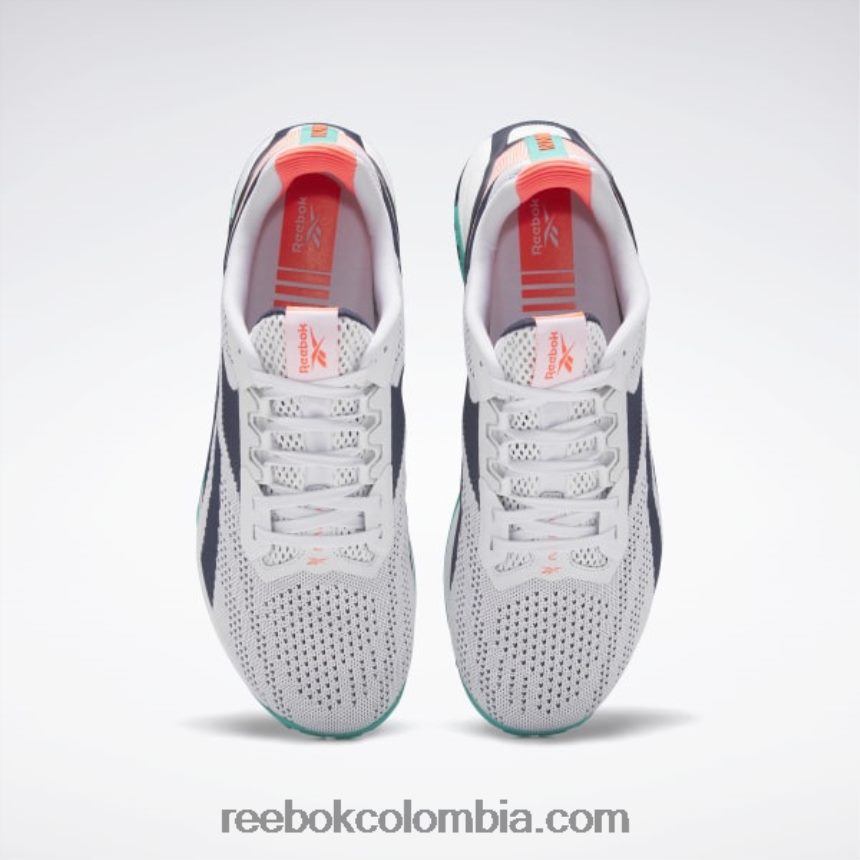 hombres ftwr blanco/azul marino vectorial/verde azulado clásico zapatillas de entrenamiento nano x1 para hombre Reebok D260LP1042