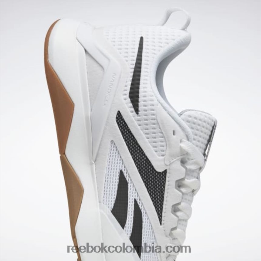 hombres ftwr blanco/núcleo negro/reebok goma de mascar-03 zapatillas de entrenamiento nanoflex tr 2.0 hombre Reebok D260LP1103