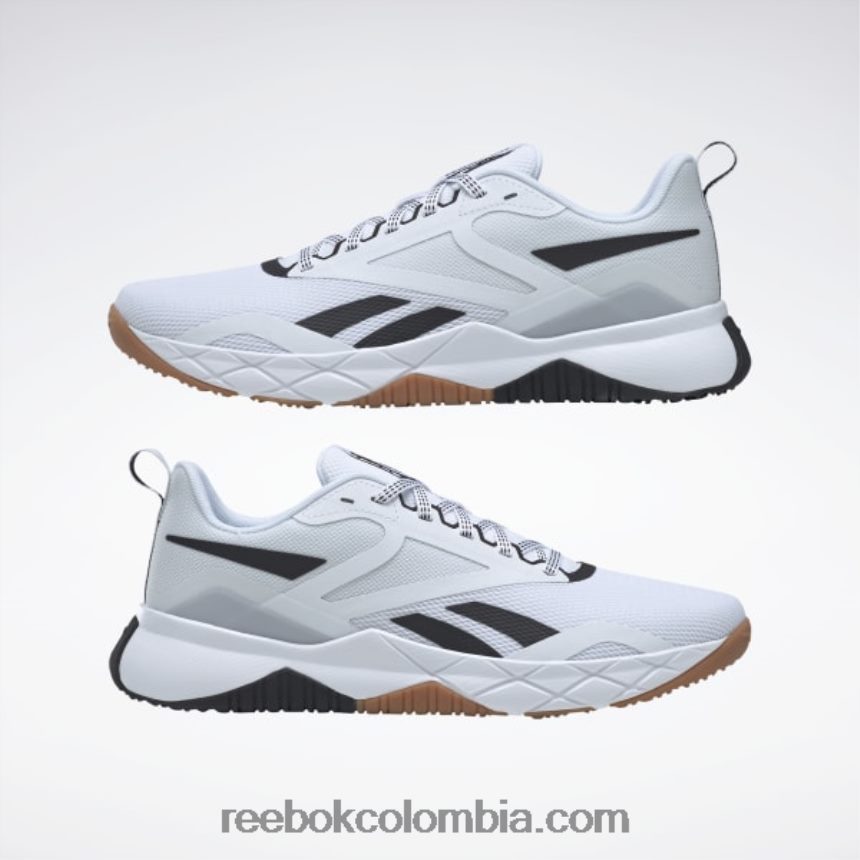 hombres ftwr blanco/núcleo negro/reebok goma de mascar-03 zapatillas de entrenamiento nfx hombre Reebok D260LP1147