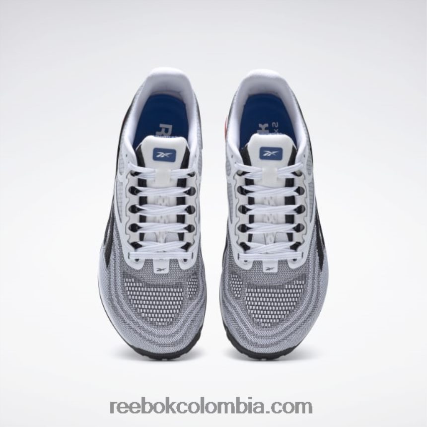 hombres ftwr blanco/núcleo negro/vector rojo zapatillas de entrenamiento nano x2 para hombre Reebok D260LP1099