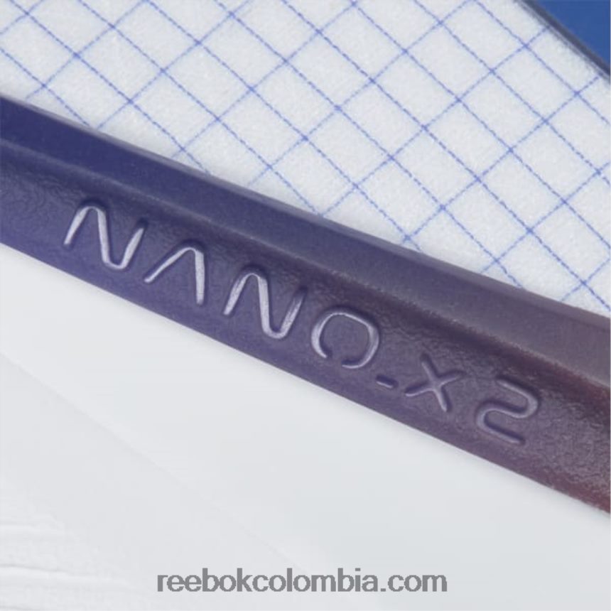 hombres ftwr blanco/vector azul/naranja bengala zapatillas de entrenamiento nano x2 para hombre Reebok D260LP1046