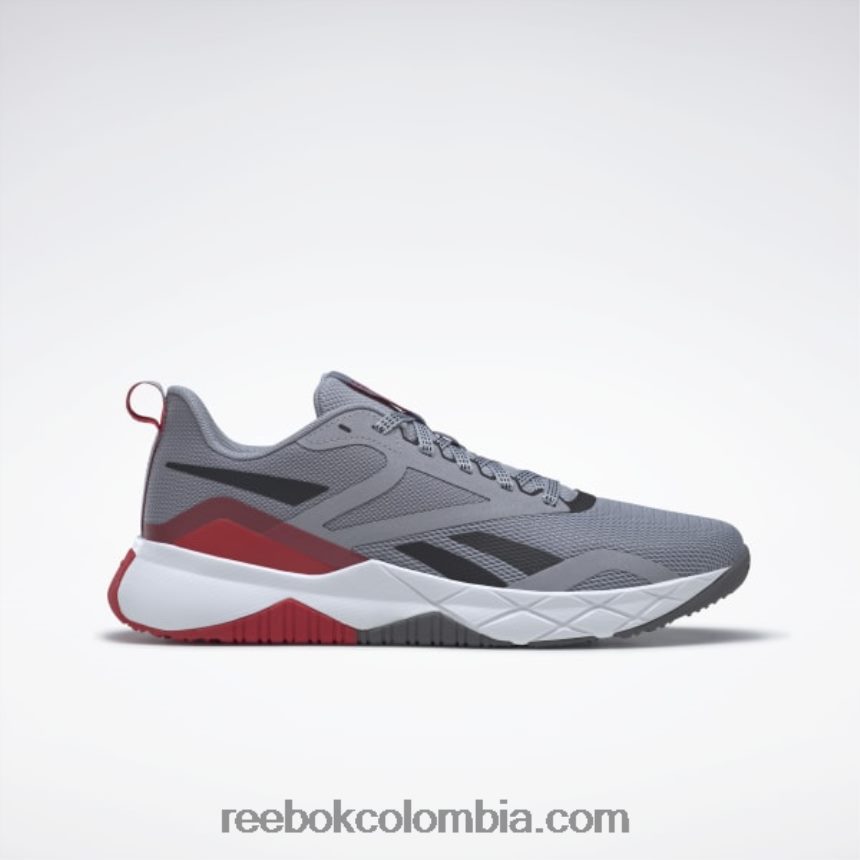 hombres gris frío/negro núcleo/gris frío 6 zapatillas de entrenamiento nfx hombre Reebok D260LP1323