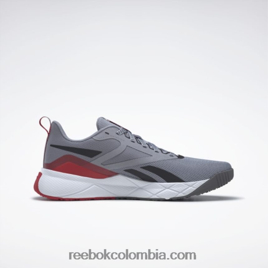 hombres gris frío/negro núcleo/gris frío 6 zapatillas de entrenamiento nfx hombre Reebok D260LP1323